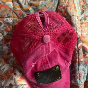 C.C. Upcycled Louis Vuitton hat NEVER WORN
